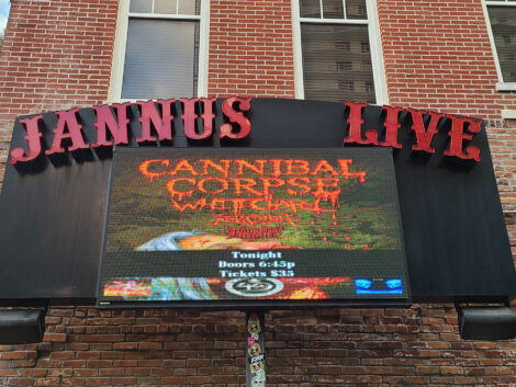 Cannibal Corpse w/ Whitechapel and Revocation ⭐ March 25, 2022 ⭐ Jannus Live — St. Petersburg, FL ⭐ Photos by Randy Cook — instagram.com/horns_raised