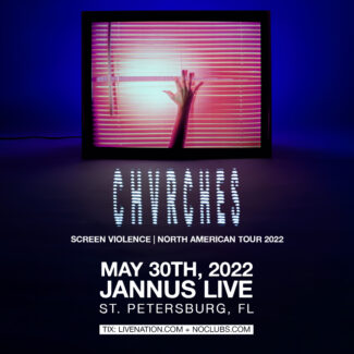 CHVRCHES Concert Tickets Tampa 2022