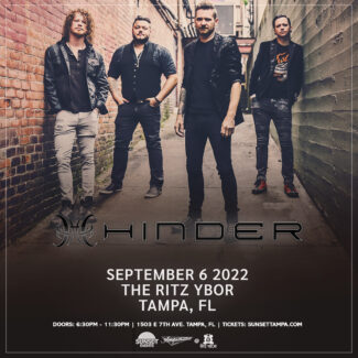 Hinder Concert Tickets Tampa 2022