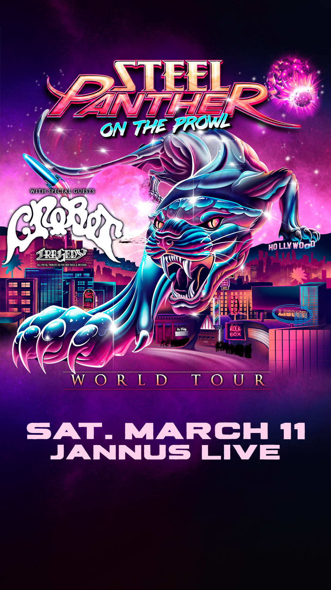 GIVEAWAY — Steel Panther w/ Crobot at Jannus Live (Mar 11) ⋆ Shows I Go