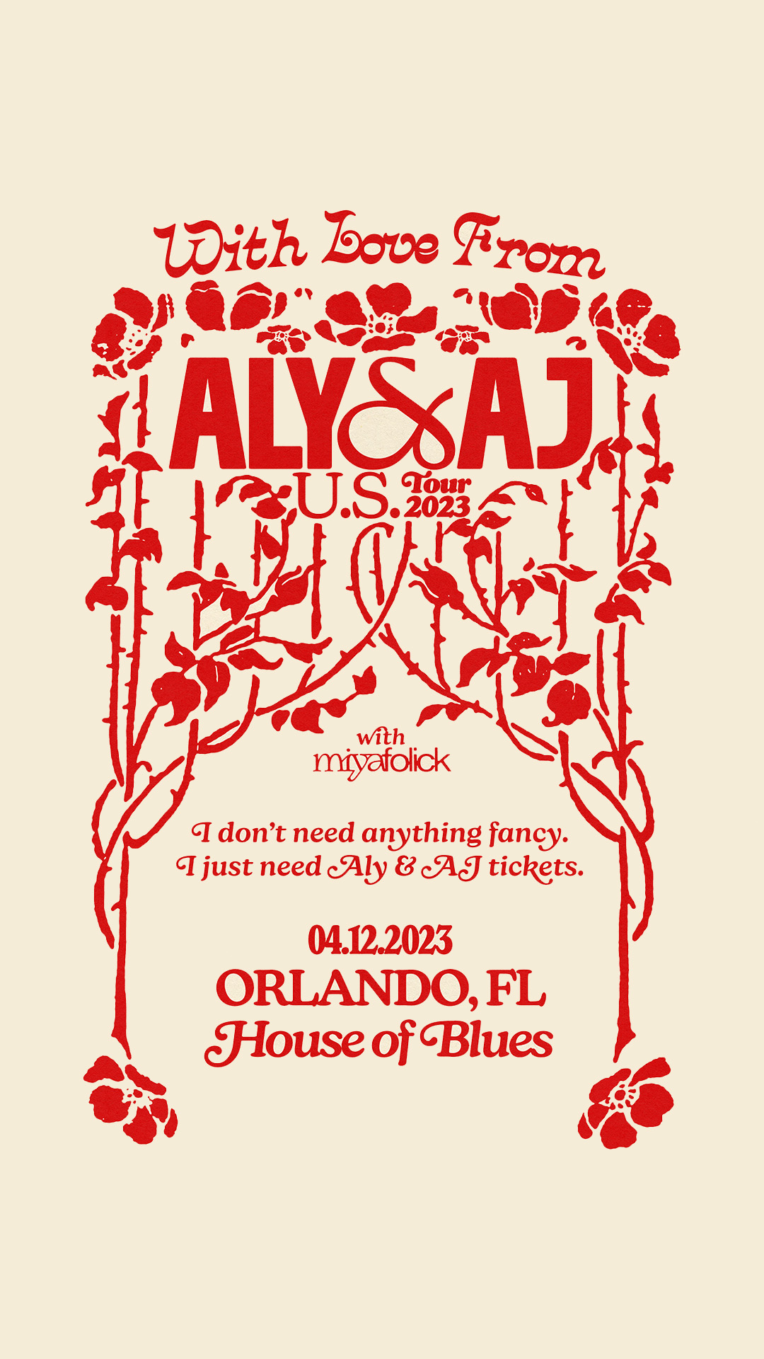 GIVEAWAY — Aly & AJ at House Of Blues Orlando (April 12) ⋆ Shows I Go ...