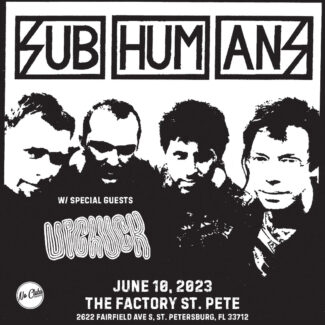 Subhumans Tickets St Pete 2023