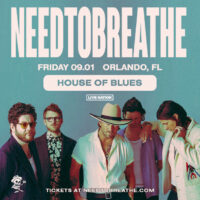 NEEDTOBREATHE Tickets Orlando 2023 Facebook
