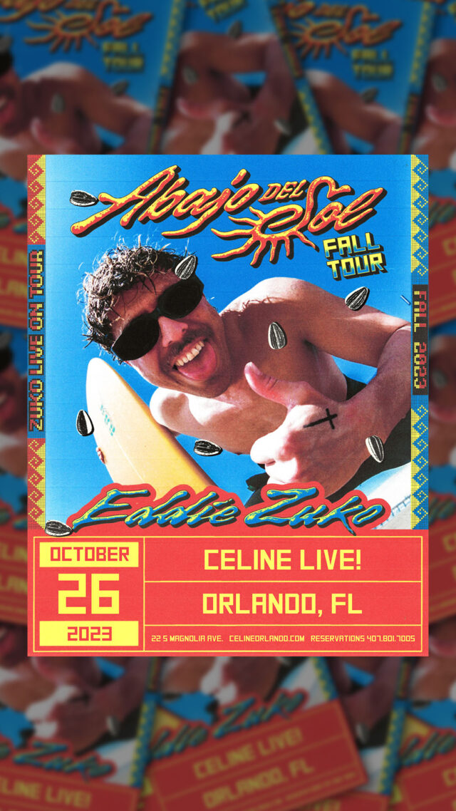 Eddie Zuko Tickets Orlando 2023 Story