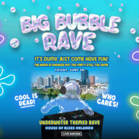Big Bubble Rave SpongeBob Rave Orlando 2023 Giveaway
