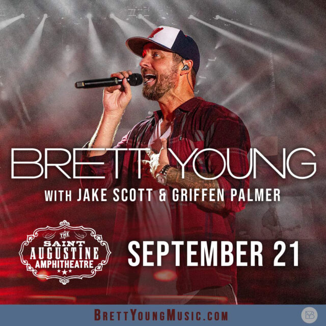Brett Young Tickets St Augustine 2023