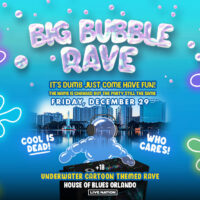 Big Bubble Rave Spongebob Rave Orlando 2023 Giveaway