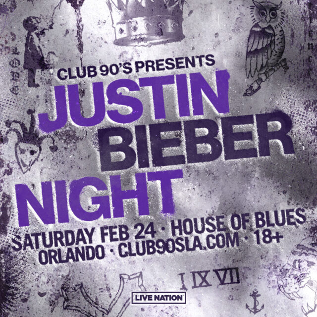 Club 90s Justin Bieber Night Orlando 2024