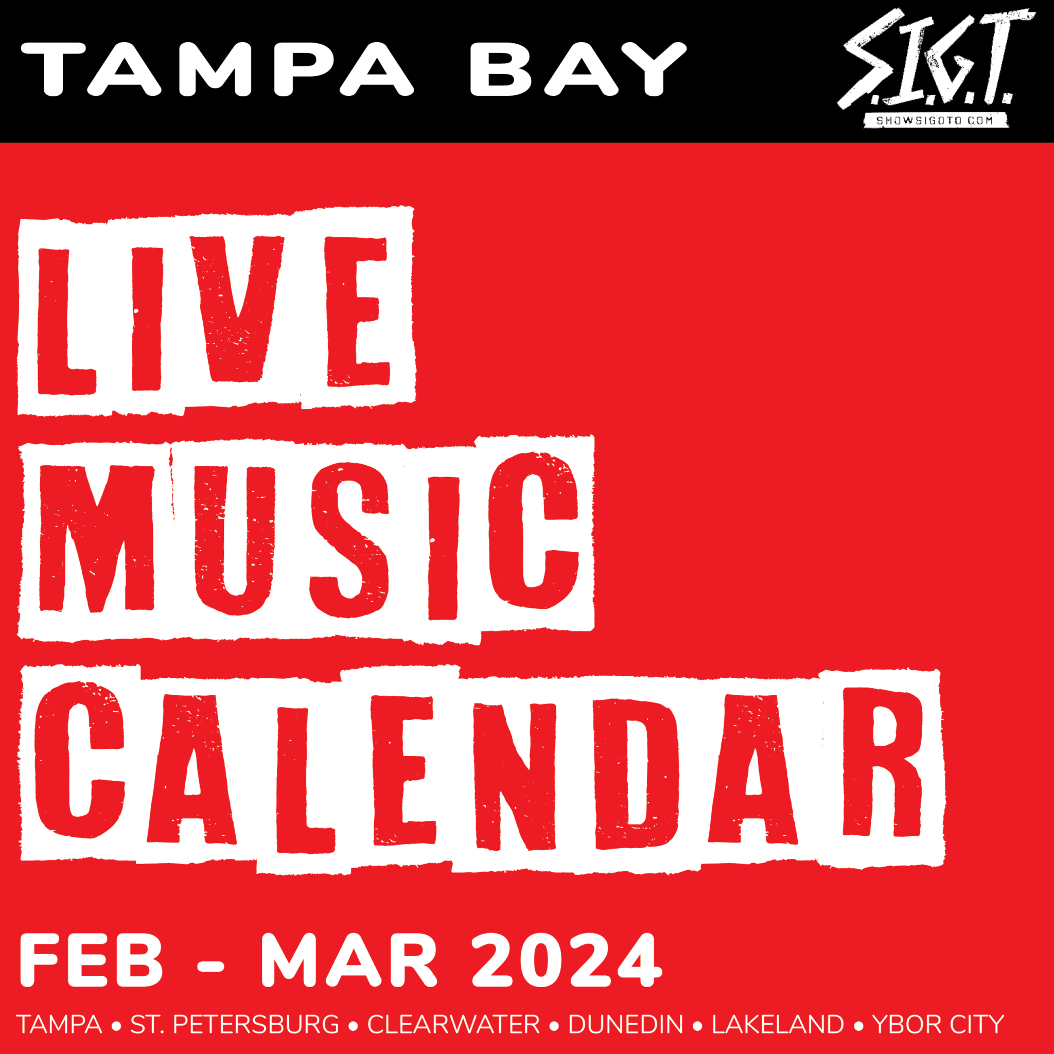 Green Bay Live Music Calendar 
