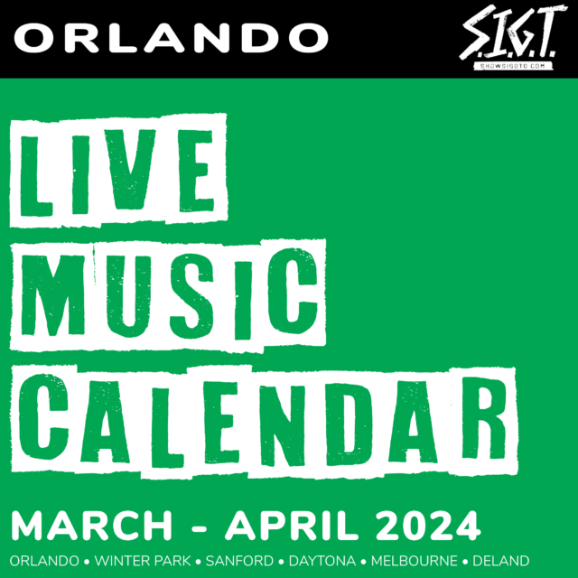 Orlando Live Music Calendar March 2024