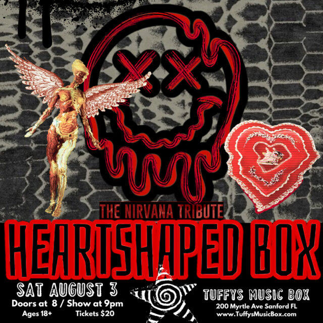 Heartshaped Box Nirvana Tribute Sanford 2024