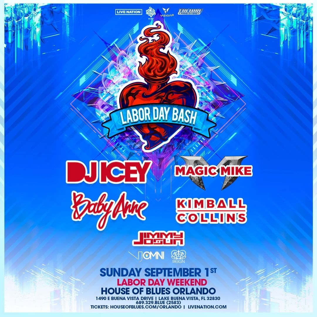 Labor Day Bash HOB Orlando 2024