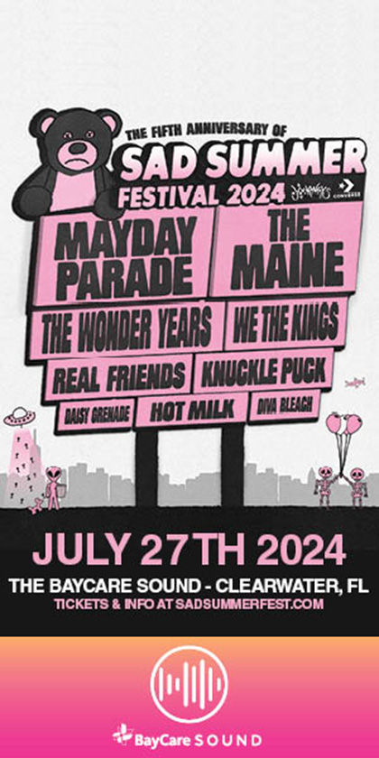 Sad Summer Fest Clearwater 2024 SIDE