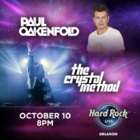PAUL OAKENFOLD and THE CRYSTAL METHOD Orlando 2025 GIVEAWAY TICKETS