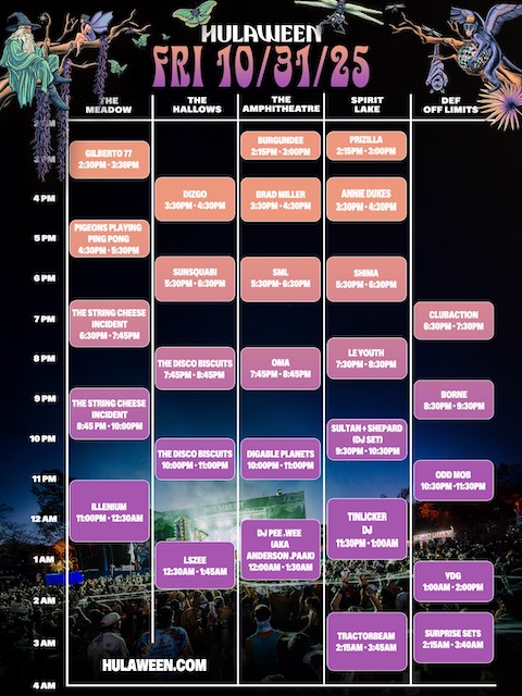 Friday 10.30.25 Hulaween