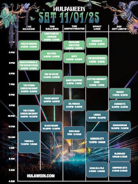 Saturday 10.30.25 Hulaween