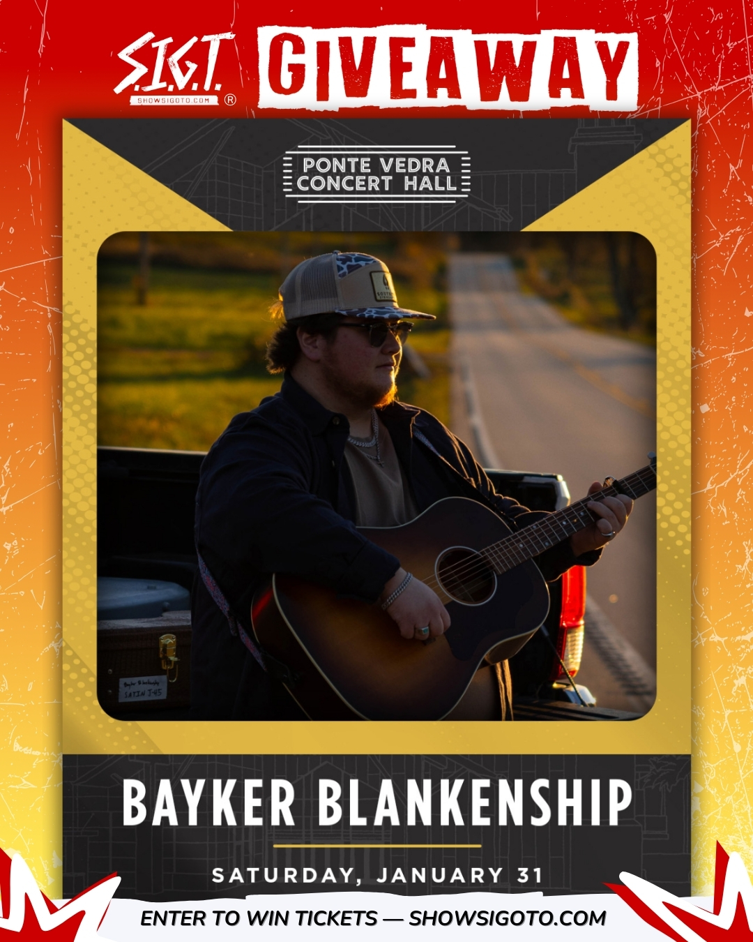 Bayker Blankenship Ponte Vedra Giveaway 2026