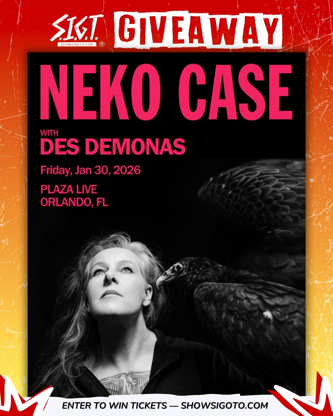 Niko Case Orlando Giveaway 2026