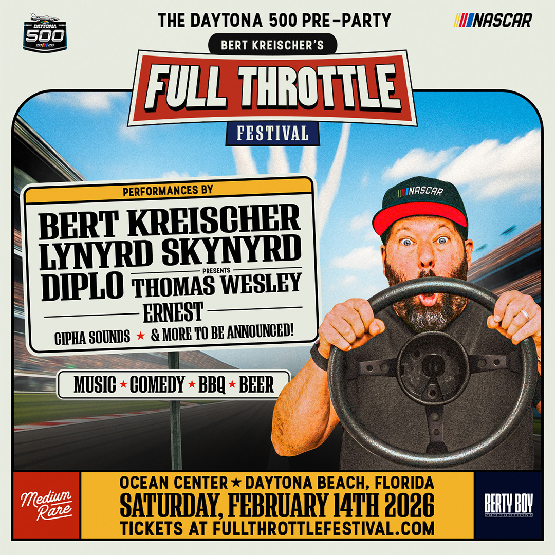 Bert Kreischer Daytona 2026