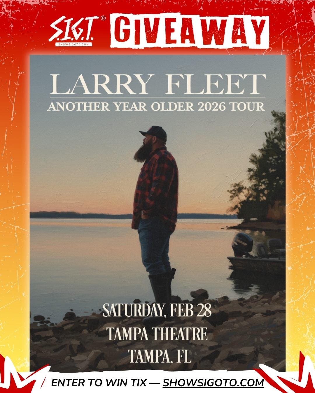 Larry Fleet Tampa Giveaway 2026