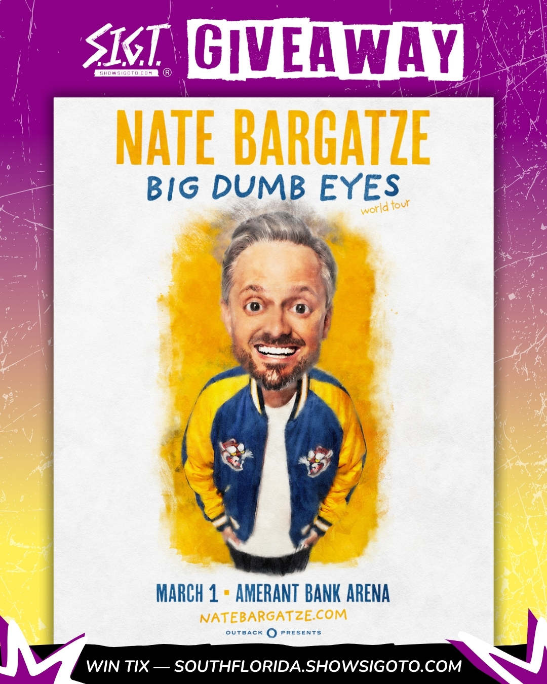 Nate Bargatze Giveaway 2026
