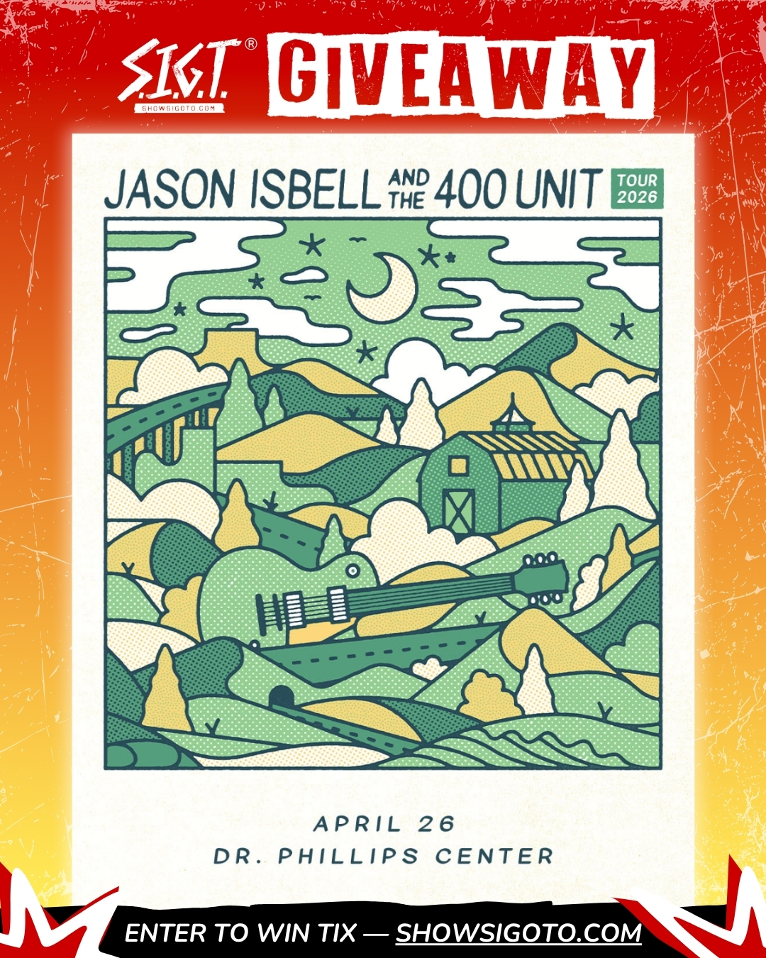 Jason Isbell Orlando Giveaway 2026