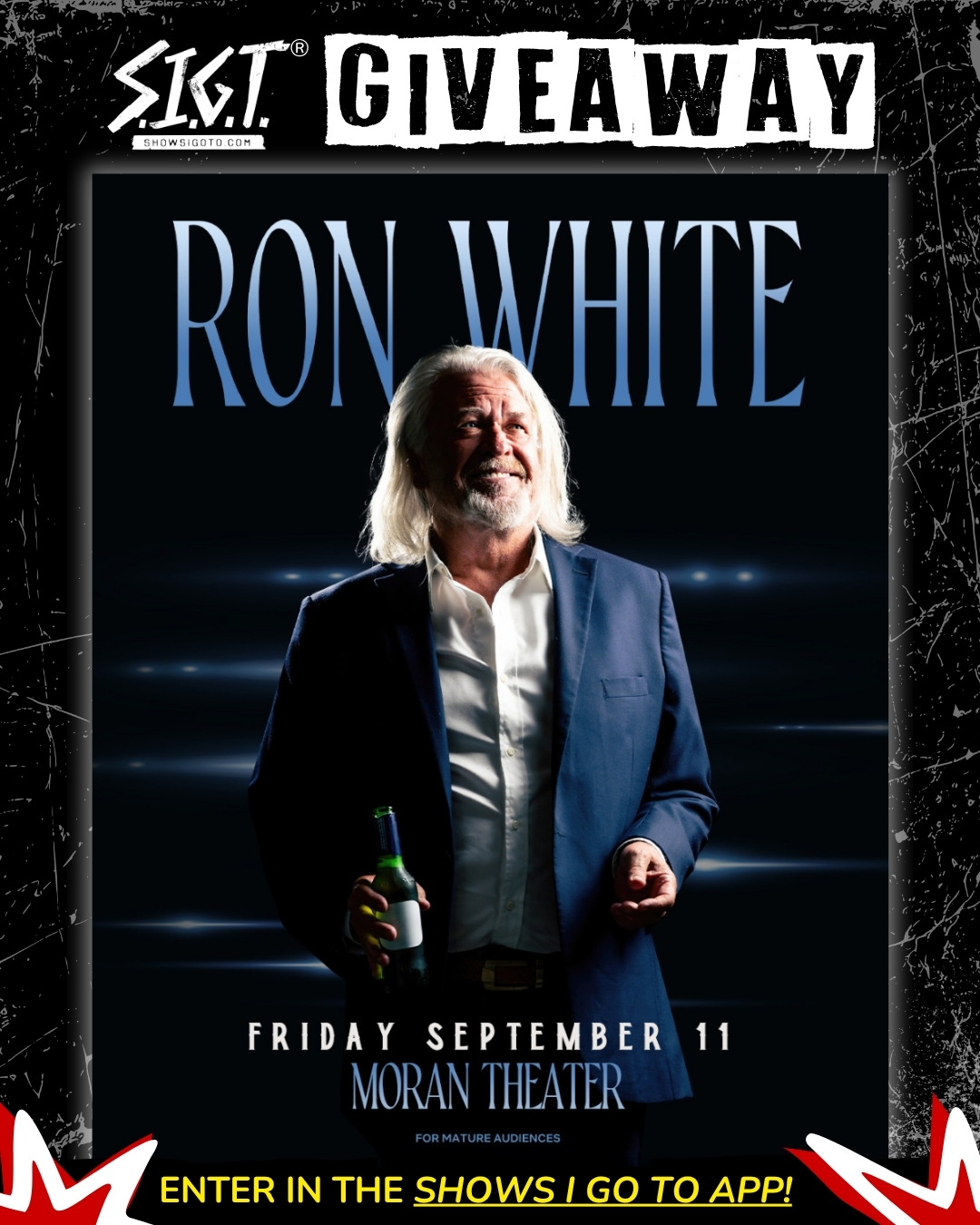 Ron White Jacksonville 2026 ticket giveaway