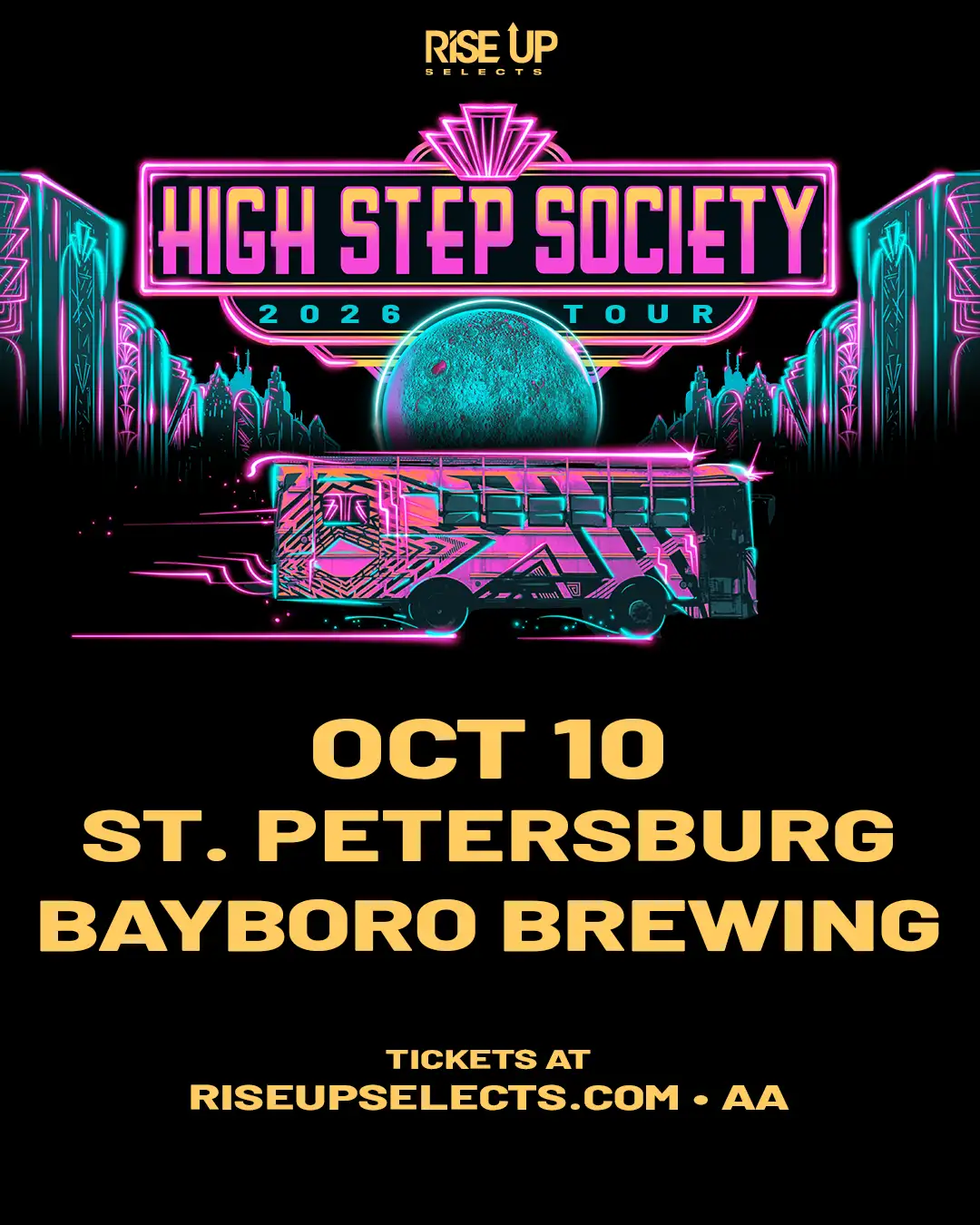 High Step Society at Bayboro Brewing in St. Petersburg — October 10, 2026