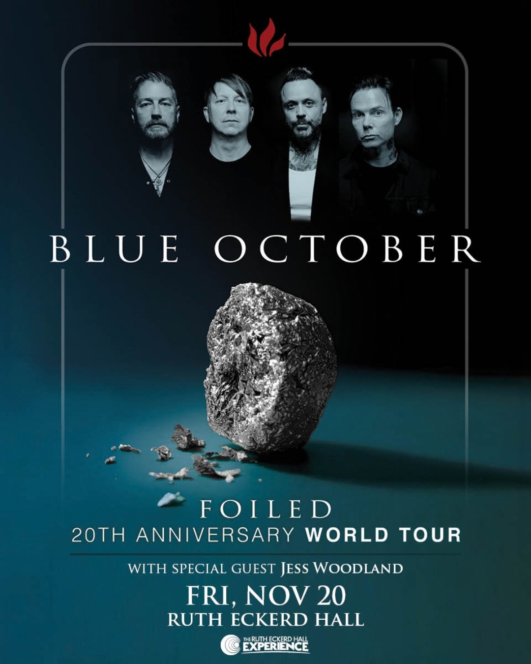 Blue October at Ruth Eckerd Hall, November 20, 2026