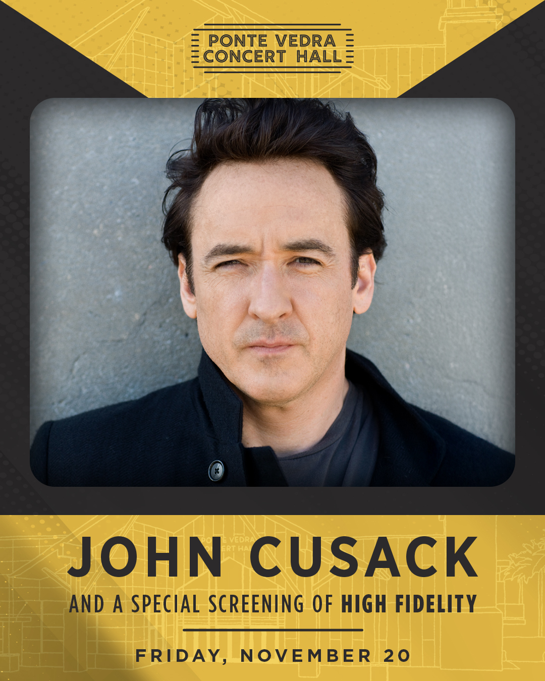 John Cusack at Ponte Vedra Concert Hall, November 20, 2026