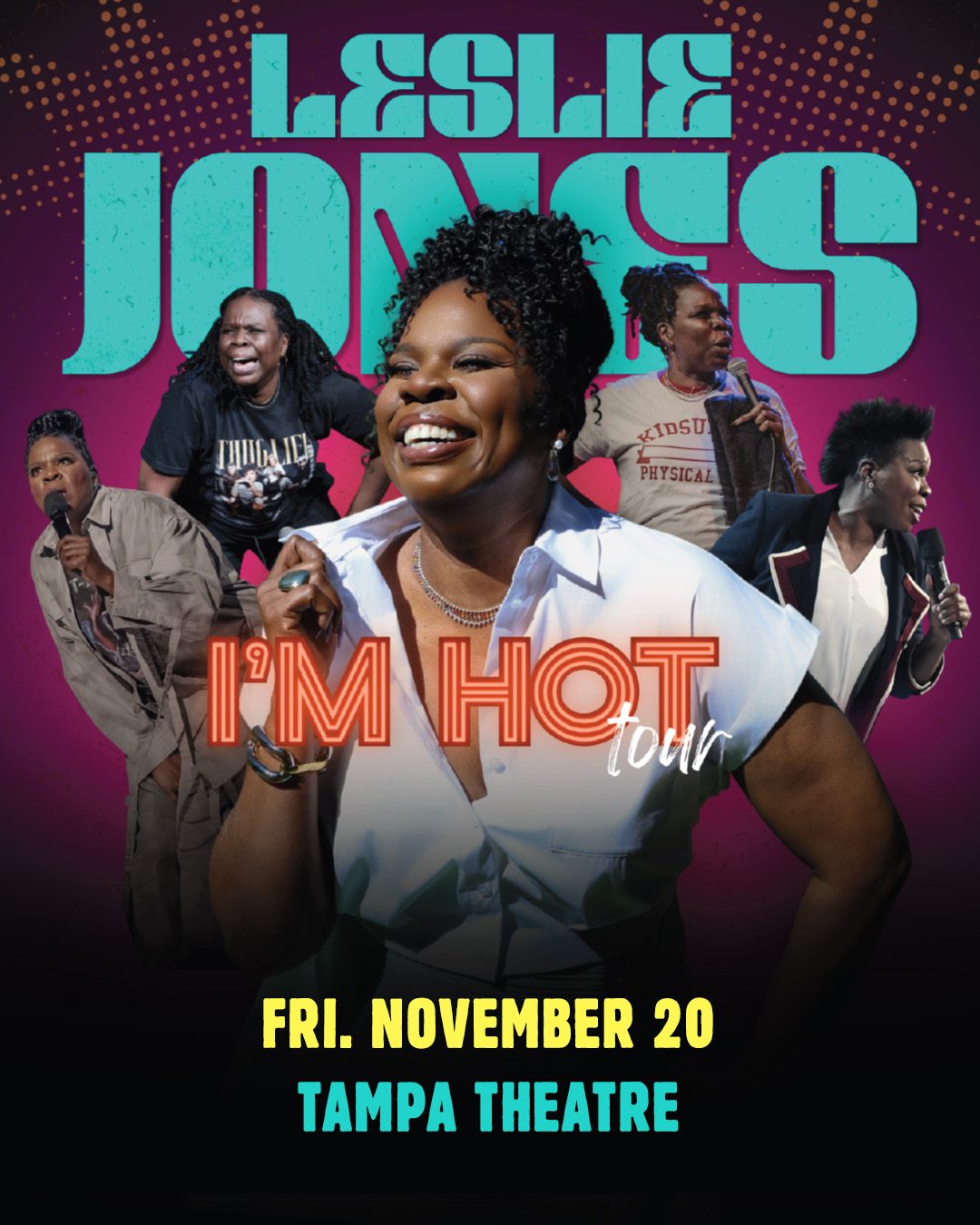 Leslie Jones at Tampa Theatre, November 20, 2026