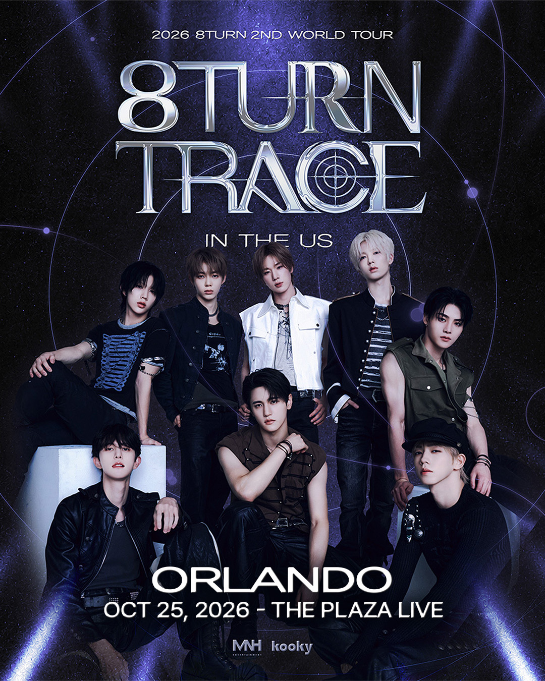 8TURN TRACE — October 25 at The Plaza Live Orlando