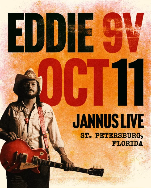 Eddie 9V Jannus Live 2026 Flyer