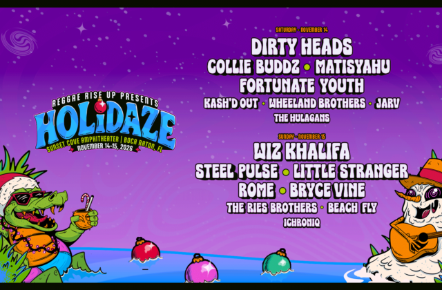 HOLIDAZE Festival — Sunset Cove Amphitheater — November 14–15, 2026 — featured