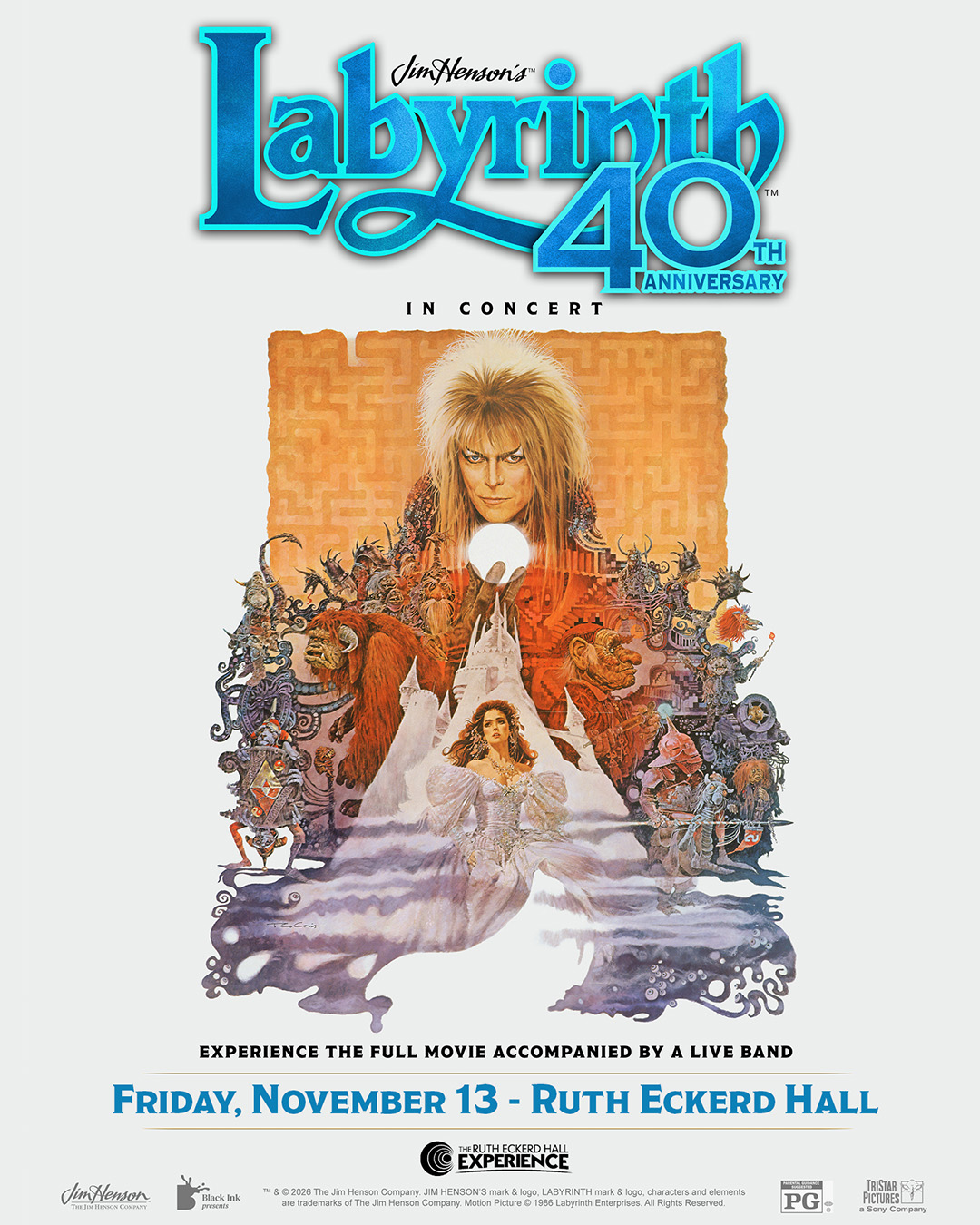 Jim Henson’s Labyrinth: In Concert — Ruth Eckerd Hall — November 13, 2026 flyer