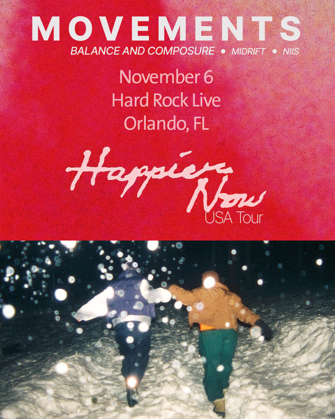 Movements — Hard Rock Live Orlando — November 6, 2026 flyer