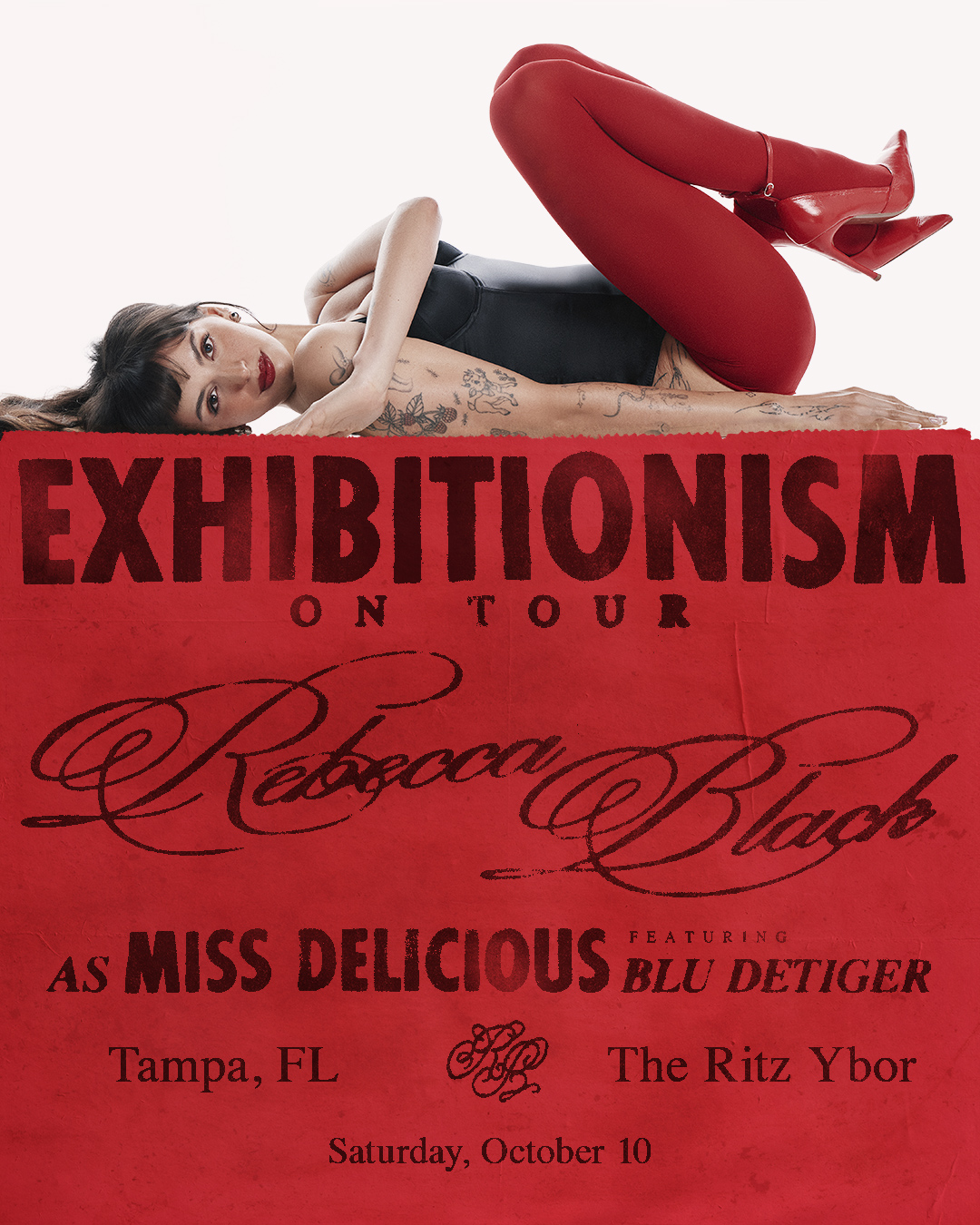 Rebecca Black Exhibitionism on Tour with Blu DeTiger at The RITZ Ybor, Tampa, October 10