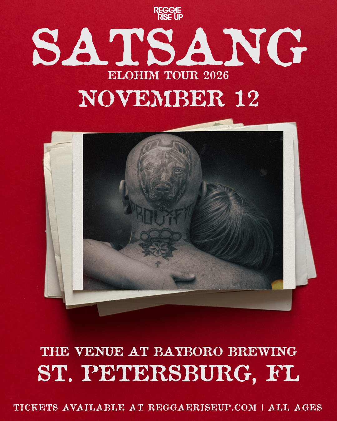 Satsang — Bayboro Brewing — November 12, 2026 flyer